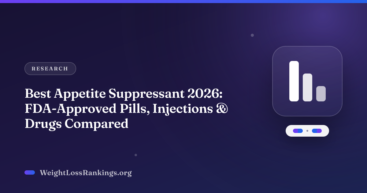 Best Appetite Suppressant 2026: FDA-Approved Compared